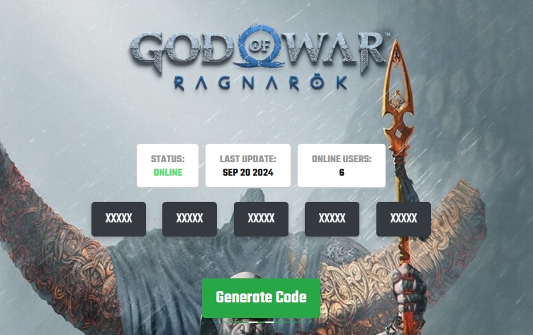 God of War Ragnarok Key CD Generator Online