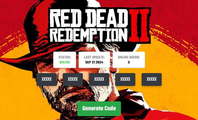 Red Dead Redemption 2 Key CD Generator Online