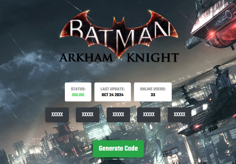 Batman Arkham Knight Key CD Generator Online