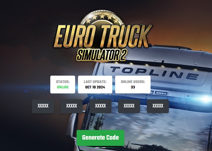 Euro Truck Simulator 2 Key CD Generator Online