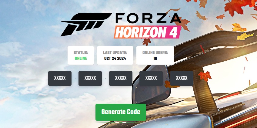 Forza Horizon 4 Key CD Generator Online