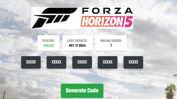 Forza Horizon 5 Key CD Generator Online