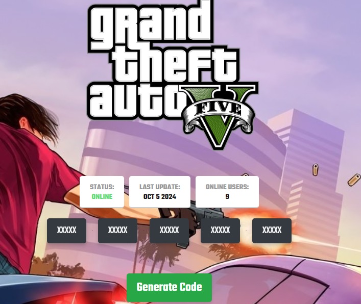 GTA 5 Key CD Generator Online