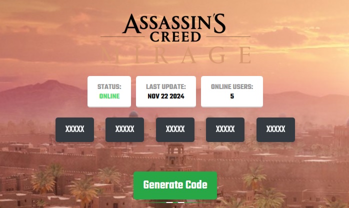 Assassin’s Creed Mirage Key CD Generator Online