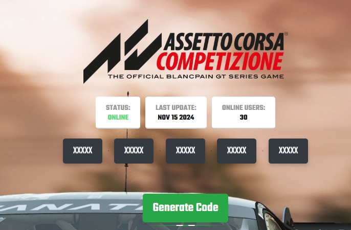 Assetto Corsa Competizione Key CD Generator Online